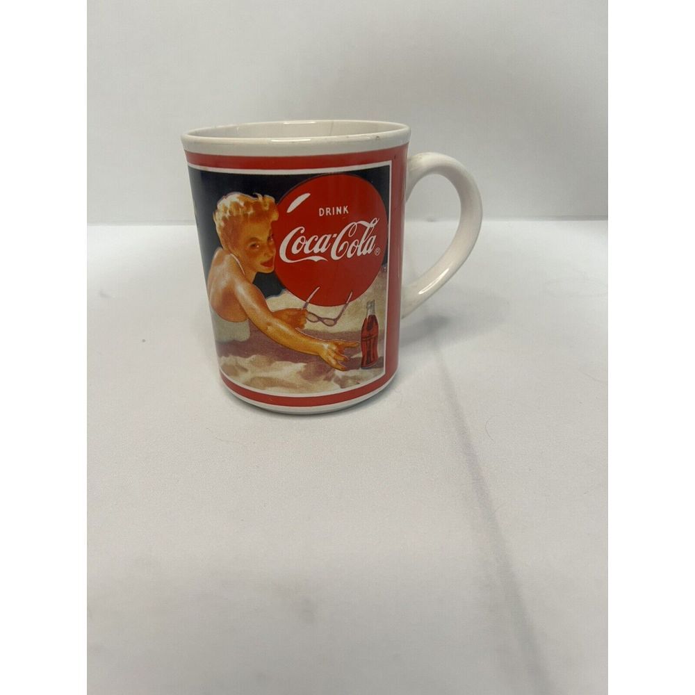 Coca Cola Coffee Mug Cup Through The Years 1943 Heirloom Tradition 1987 Vintage